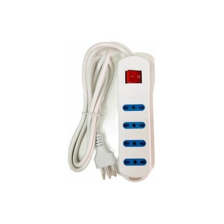 ALARGADOR 1.5M 4 ENCHUFES CON INTERRUPTOR