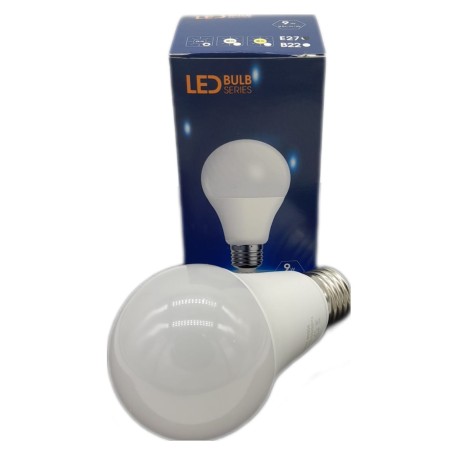 AMPOLLETA LED 9W CALIDAD CAJA AZUL